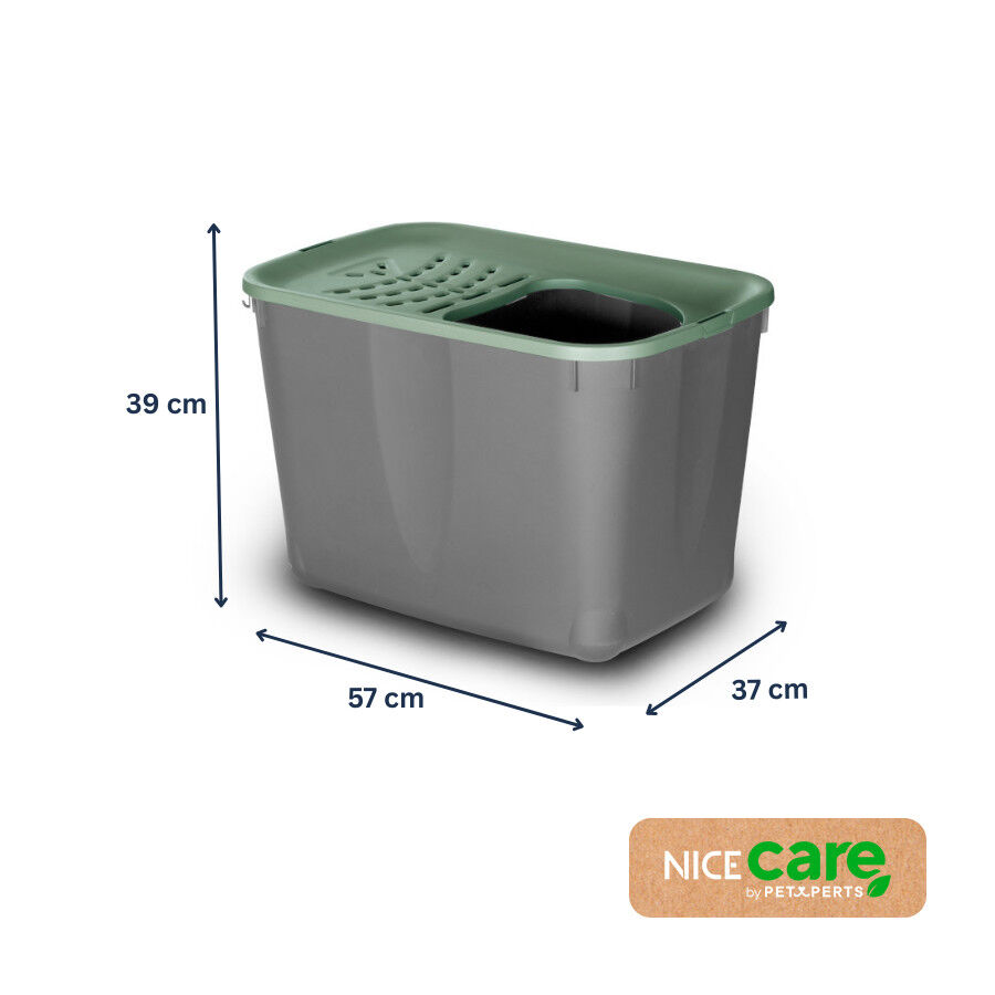 Nice Care Eco Arenero Micia Verde para gatos, , large Imagen numero 4