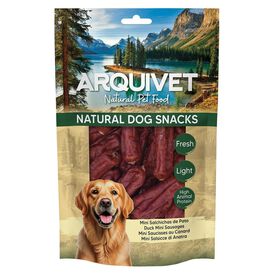 Snacks para perro - Mini salchichas de pato 100gr, Natural Dog Snacks - Arquivet