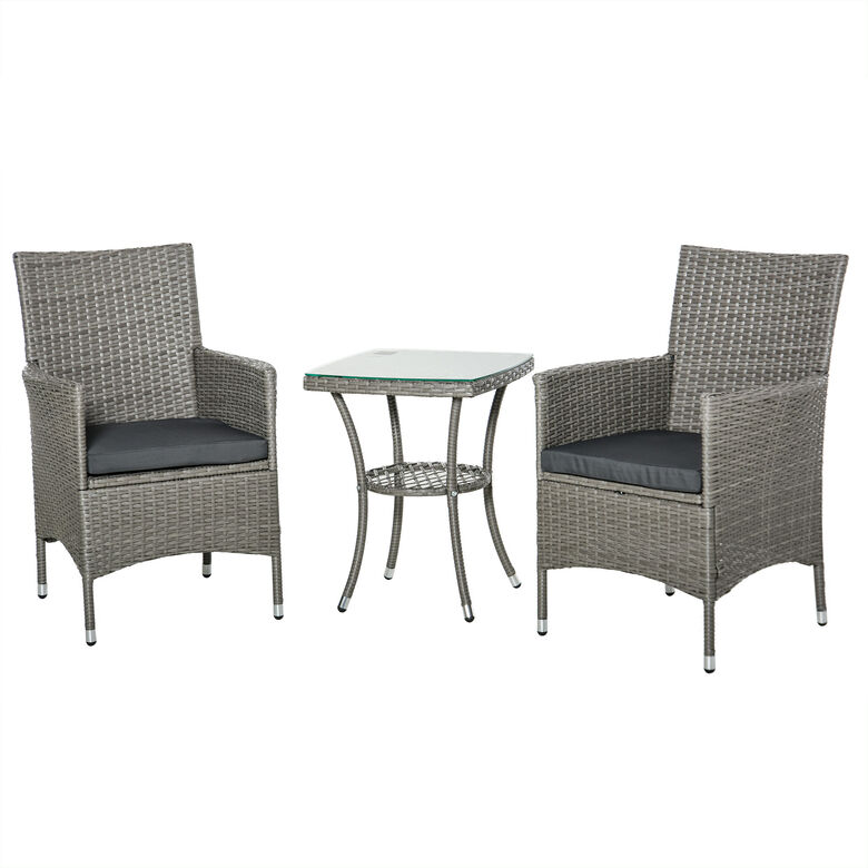 Outsunny Conjunto de Muebles de Ratán para jardín thumbnail