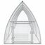 vidaXL Jaula para gallinas acero galvanizado plateado 600x105x120 cm, , large indicador imagen numero 21
