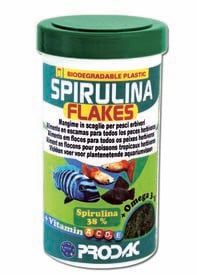 Prodac Spirulina Flakes Alimento con spirulina para peces