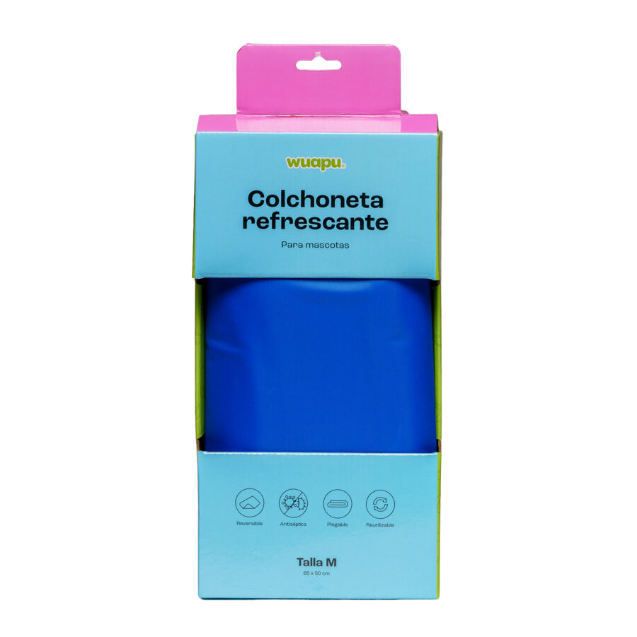 Wuapu Gel Refresh Azul Colchón refrescante para perros thumbnail