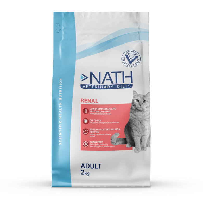 Nath Adult Veterinary Diets Renal pienso para gatos, , large image number null