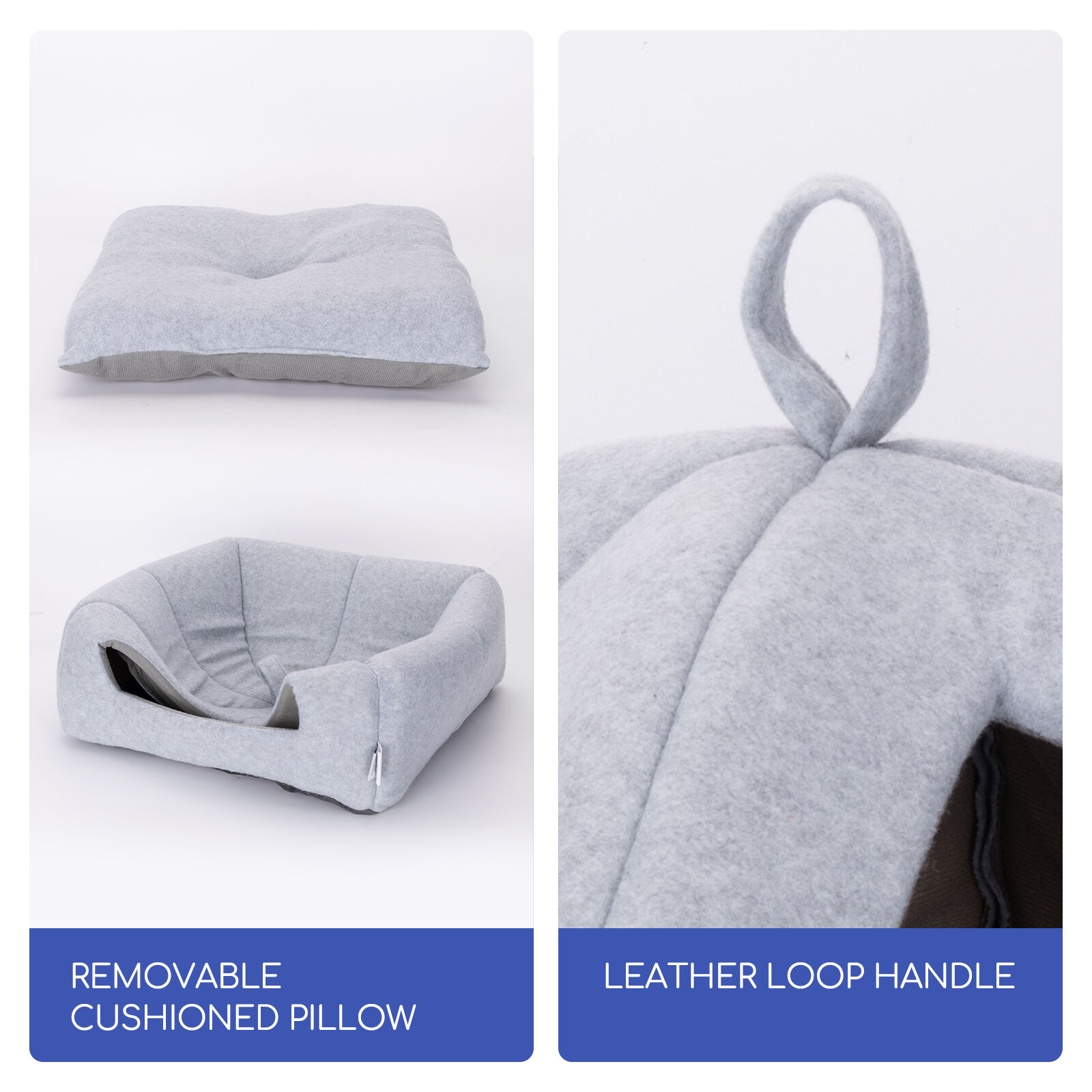 Nobleza Cama Cueva con Cojín para mascotas thumbnail