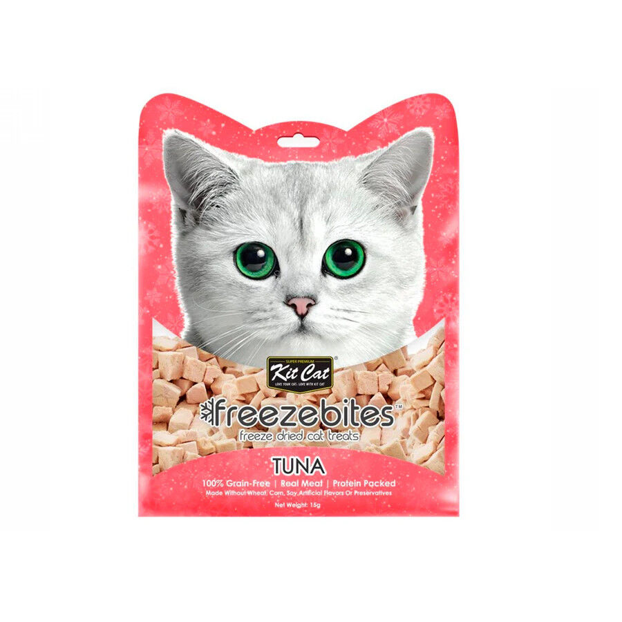 Kit Cat FreezeBites At&uacute;n Snack Liofilizado para gatos, , large Imagen numero 1