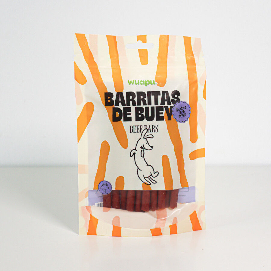 WUAPU SNACK BARRITAS CARNE DE BUEY 100GR, , large Imagen numero 3