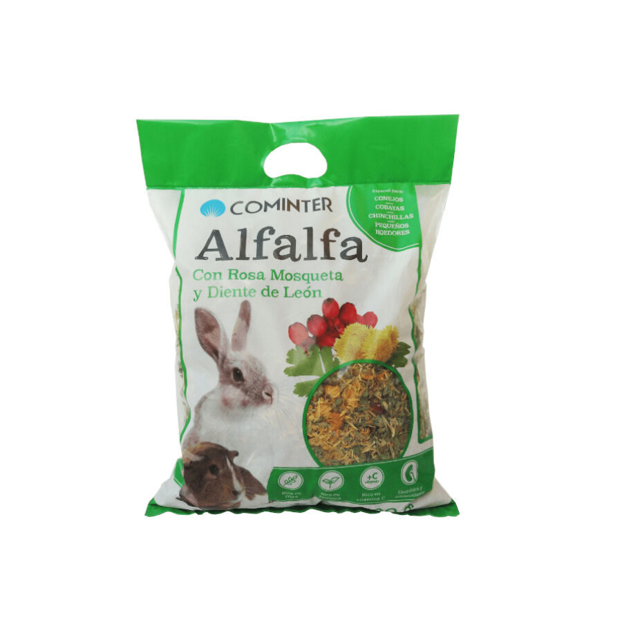 Cominter Alfalfa de Rosa Mosqueta y Diente de Le&oacute;n para roedores, , large Imagen numero 1