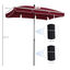 Outsunny Sombrilla de Jard&iacute;n de Aluminio 198x130x245 cm Parasol de Jard&iacute;n Rectangular con Funci&oacute;n de Inclinaci&oacute;n para Terraza Patio Exterior Rojo Vino, , large indicador imagen numero 3