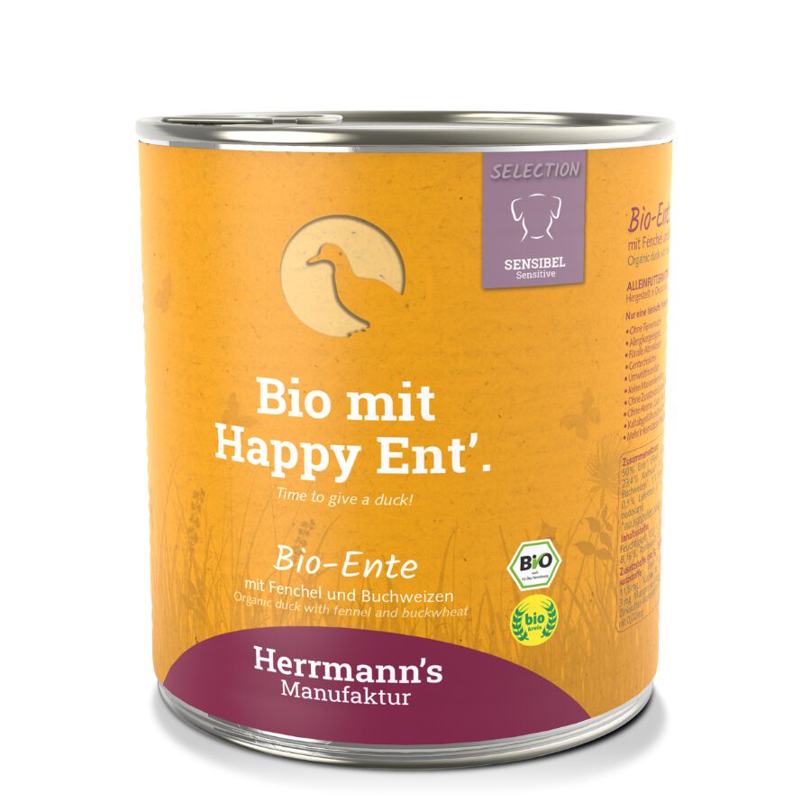 Selection Sensibel BIO Pato con hinojo y trigo sarraceno 12 x 400g, , large Imagen numero 3