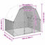 vidaXL Gallinero con techo 2,5x2x2,25 m acero galvanizado, , large indicador imagen numero 5