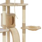 Rascador con postes de sisal para gatos color Beige, , large image number null