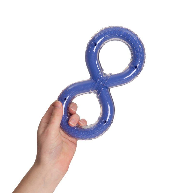 Juguete para masticar perro Zeus Duo Tirador  8 nudos, 20 cm, Morado, aroma Beicon, , large Imagen numero 2