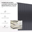 Outsunny Cobertizo Exterior de Metálico con Puerta Cerradura y Techo Inclinado para Almacenamiento de Herramientas Gris Oscuro, , large indicador imagen numero 5