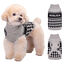 Nobleza Jersey perro Pequeño, Jersey Elástico para Perros con Cuello Alto, Suéter Tipo Jersey para Perros Pequeños, Ropa de Abrigo de Ganchillo de Punto para Perros Pequeños Medianos, Gris, S, , large indicador imagen numero 1