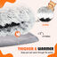 Nobleza 2 en 1 Cama para Gatos, Cama Gato Manta Espesa para Gatos y Perros Pequeños, Esponjoso y Lavable Cama para Mascotas Antideslizante, 60cm*50cm, Gris, , large indicador imagen numero 5