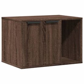 vidaXL Mueble arenero para gatos madera ingeniería marrón