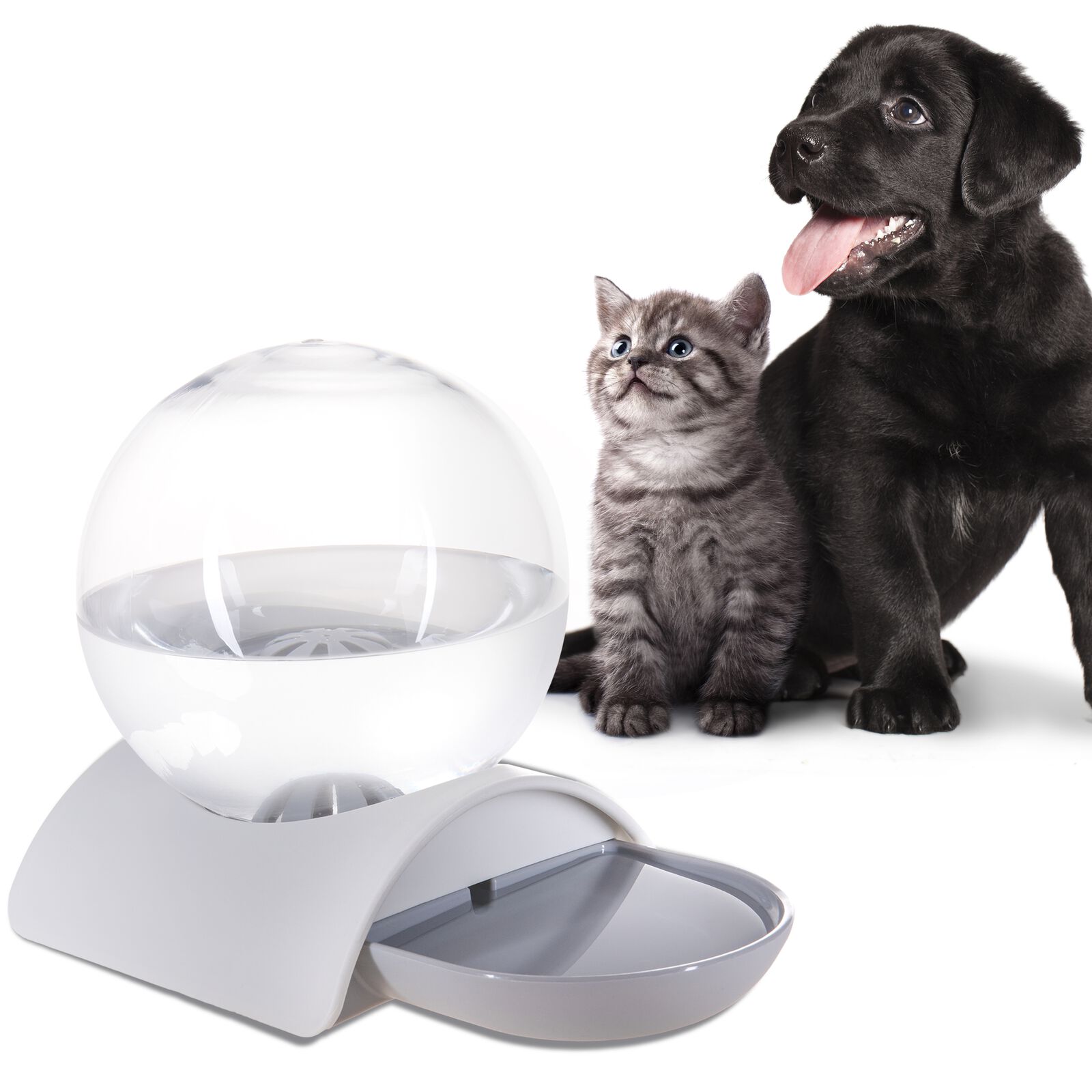 PrimeMatik Bebedero Automático Ccon Recipiente Para Mascotas thumbnail