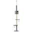 Pawhut árbol rascador para fijar al techo con altura regulable para gatos, , large indicador imagen numero 1