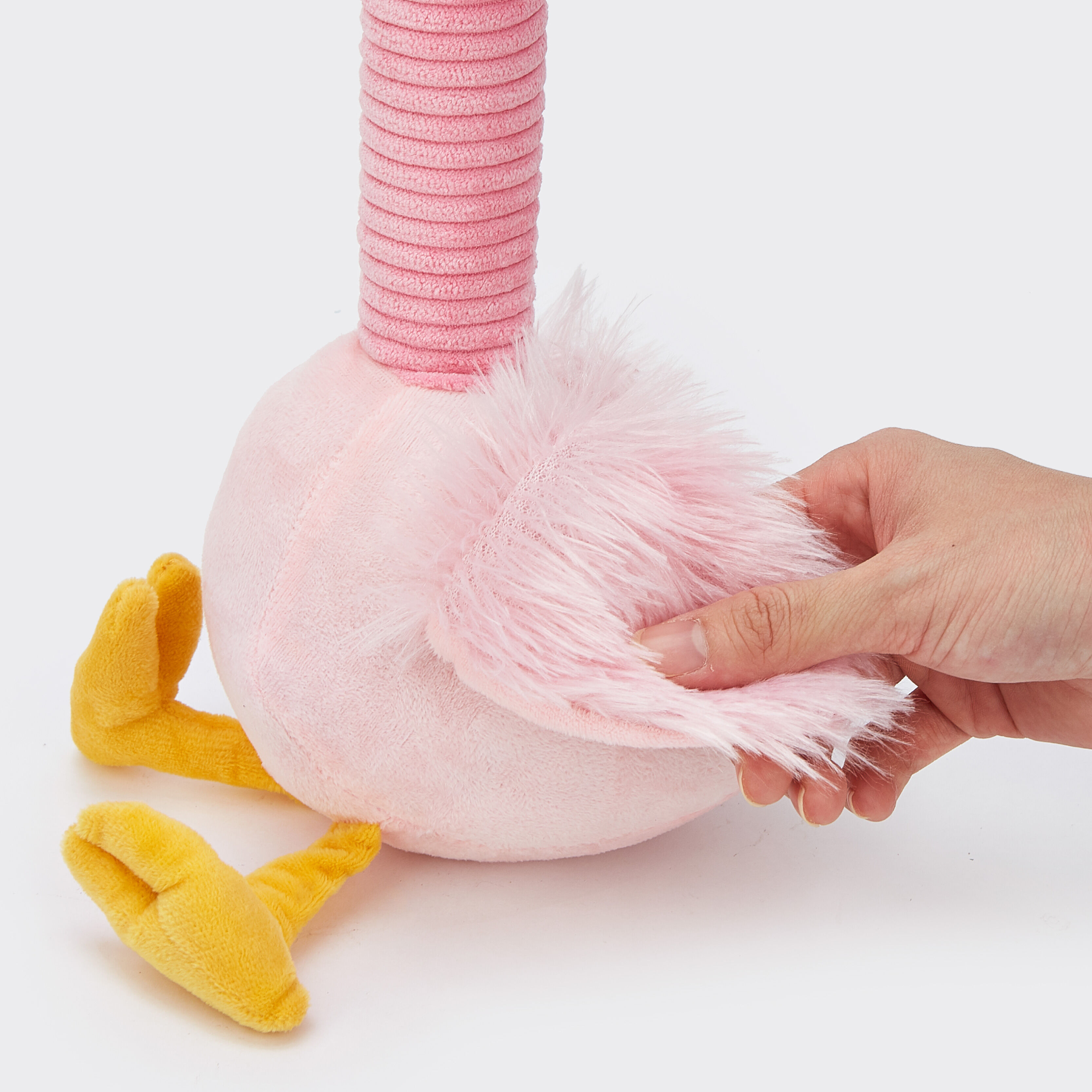 Juguete para Perro de Cuello Largo con Sonido Crinkle &ndash; Flamenco, , large Imagen numero 4