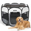 Nobleza - Parque Plegable para Perros, Portátil Parque para Perros, Impermeable Parque de Juego de Tela Oxford, Jaula Octagonal para Cachorros, Gatos, Perros, Conejos, 125x125x58cm, , large indicador imagen numero 1