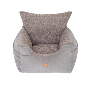 Pet and Co Asiento De Coche Harry Teddy Gris Perros