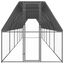 vidaXL Jaula gallinero de acero galvanizado 3x12x2 m, , large indicador imagen numero 21