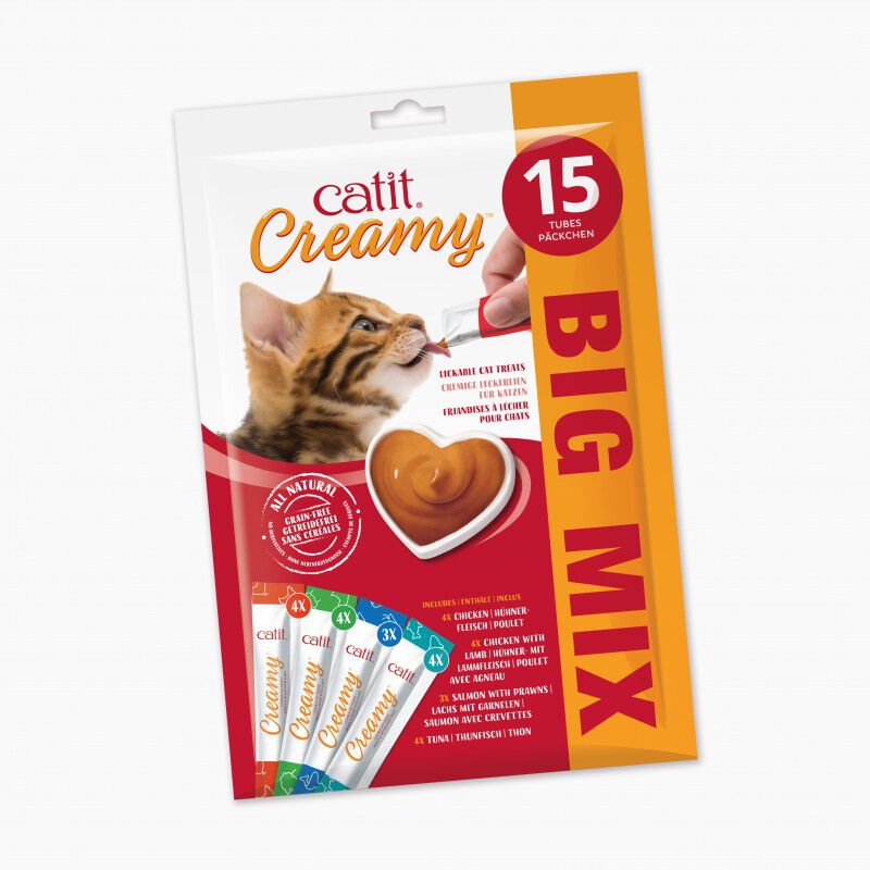 Catit Creamy Multipack Snack liquido para gatos thumbnail