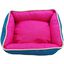 Cama Cuna Cuadrada Bicolor Reversible T2 55x45  Turquesa/Rosa, , large indicador imagen numero 5