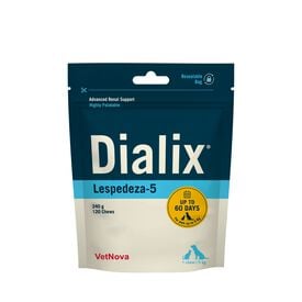 DIALIX&reg; Lespedeza 5 | Soporte renal | Perros y gatos | 120 chews
