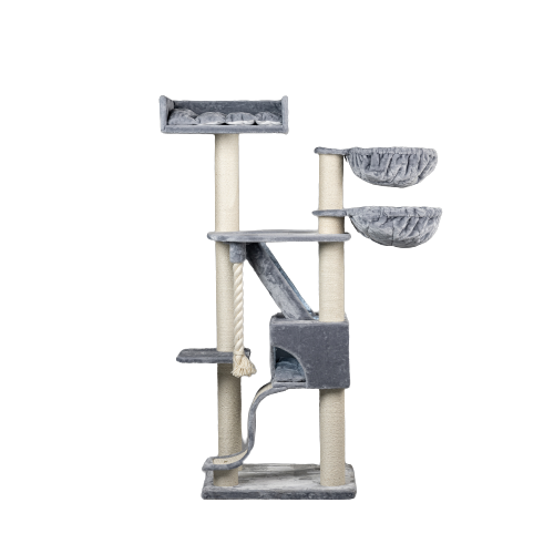 RHRQuality rascador Kilimandjaro gris claro para gatos, , large Imagen numero 1