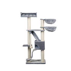 RHRQuality rascador Kilimandjaro gris claro para gatos