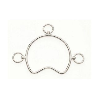 Bocado Chifney para caballos color Plata