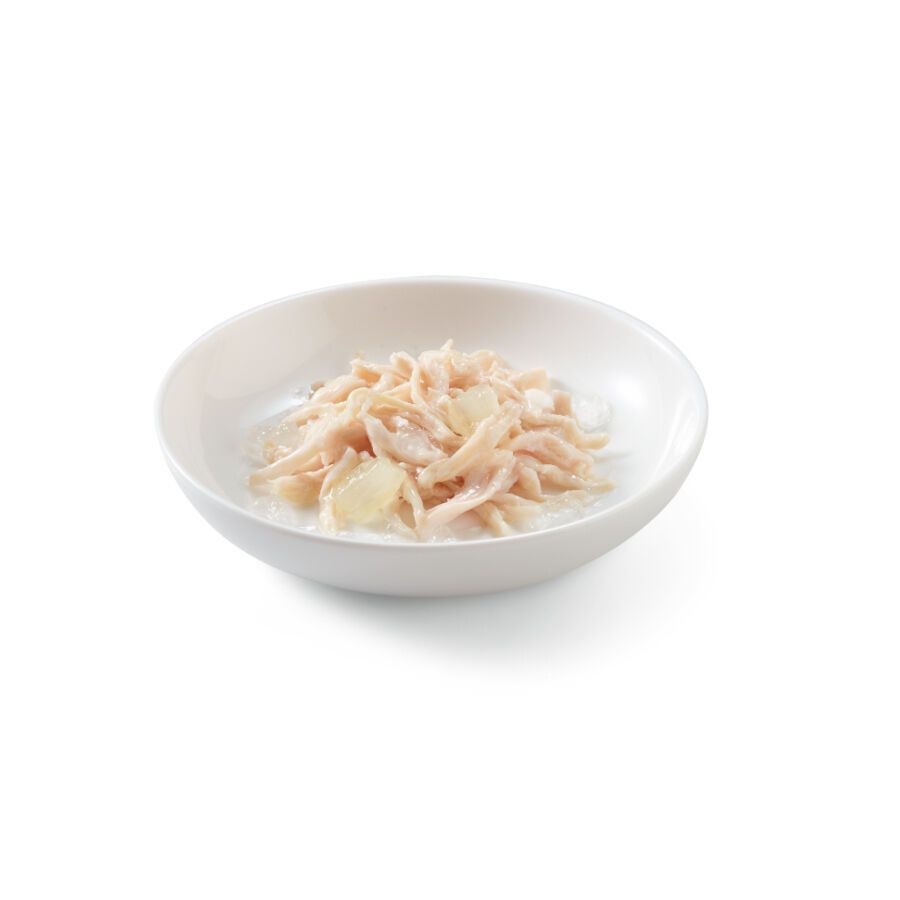 Schesir Kitten pollo con aloe latas para gatitos thumbnail