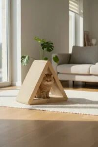 Althea Living - Rascador de cart&oacute;n para gatos Balandra, plegable, 6&nbsp;superficies&nbsp;de rascado, , large Imagen numero 4