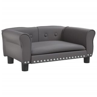 Vidaxl Sofá Cama gris oscuro para perros