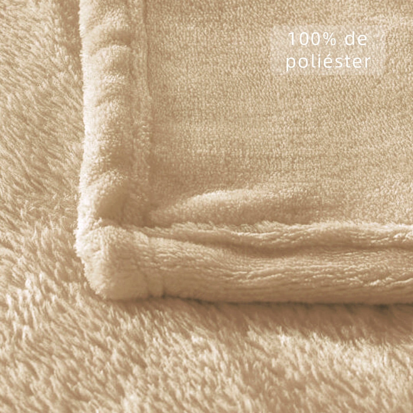 Home Mercury Manta Suave y Resistente Vainilla para Mascotas thumbnail