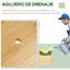 Outsunny Jardinera con Enrejado Madera Natural, , large indicador imagen numero 5