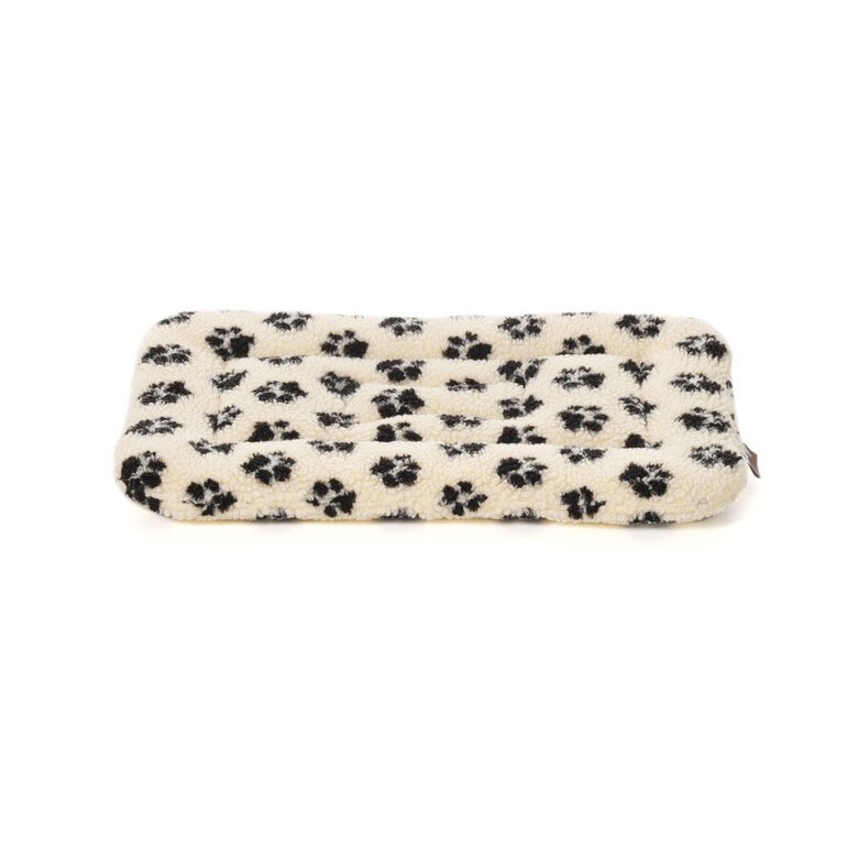 Leeby Colchoneta Suave con Estampado de Huellas para perros