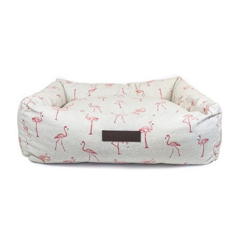 Cama impermeable Flamencos para perros color Multicolor, , large image number null