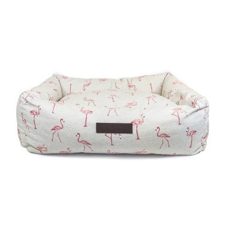 Cama impermeable Flamencos para perros color Multicolor, , large image number null