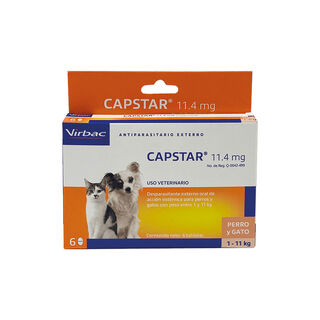 Antipulgas de efecto rápido Capstar de Elanco para perros y gatos