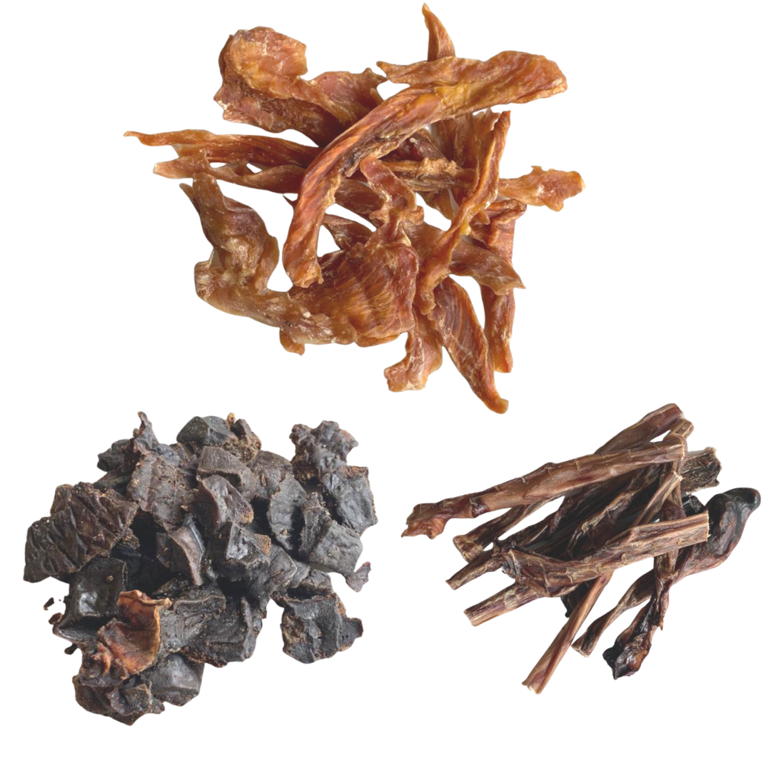 GLE PETS PACK DE SNACK NATURALES, PREMIOS PARA PERROS SALUDABLES, 6 BOLSAS VARIADAS, MORDEDORES NATURALES, CAJA MARR&Oacute;N, , large Imagen numero 4