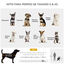 PawHut Cochecito para Perros Plegable Carrito para Mascotas con 2 Puertas Ventana de Malla Cesta de Almacenamiento Cuerda de Seguridad y Cojín 80x44,5x97 cm Negro, , large indicador imagen numero 4