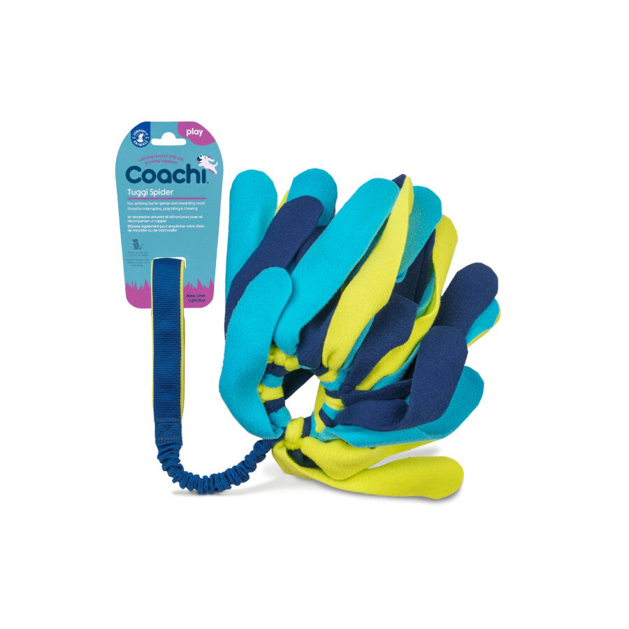 Coachi Tuggi Spider juguete con flecos para perros thumbnail