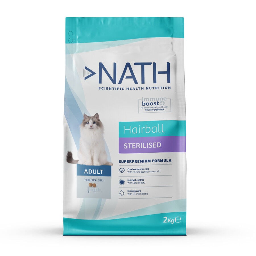Nath Adult Cat Hairball Sterlized pienso para gatos