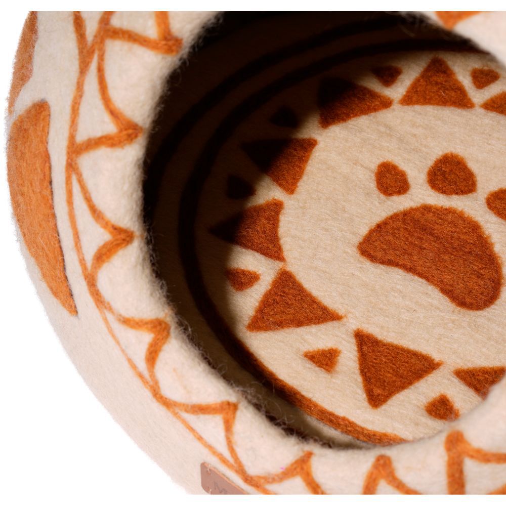 Cama para gato de fieltro de lana artesanal Stone-Paw, , large Imagen numero 2