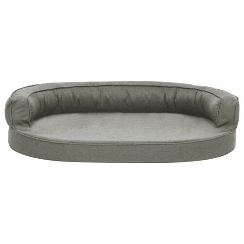 Vidaxl colch&oacute;n de cama ergon&oacute;mico gris para perros, , large Imagen numero 6