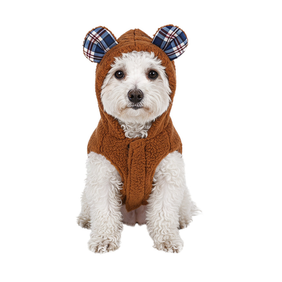 Gotoo Abrigo Teddy Marr&oacute;n para perros, , large Imagen numero 7