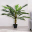 Outsunny Planta Artificial en Maceta Altura 123 cm &Aacute;rbol Artificial para Decoraci&oacute;n Hogar Oficina y Exterior Verde, , large indicador imagen numero 2