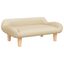 vidaXL Cama para perros de tela crema 70x40x24 cm, , large indicador imagen numero 1